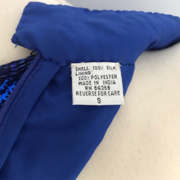 Laurence Kazar blue sequins dress - Picture 9 of 13